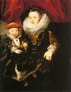 Dyck, Anthony van Young Woman with a Child oil painting
